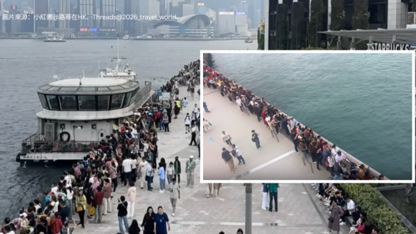 尖沙咀淪陷！五一前夕旅行團罕見「排長龍」市民嘆五感受罪 揭3大逼爆原因