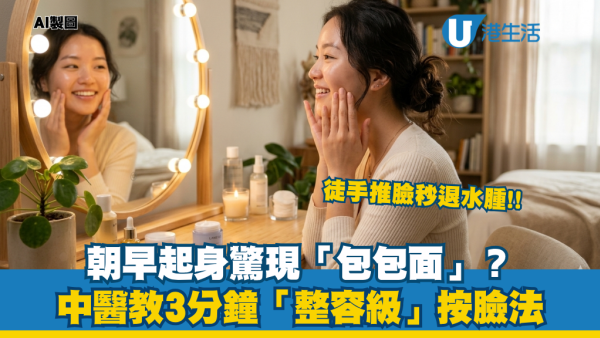 網上爆紅「整容級」V臉按摩法！中醫教5招徒手推臉秒退水腫！每日3分鐘零成本小顏秘笈