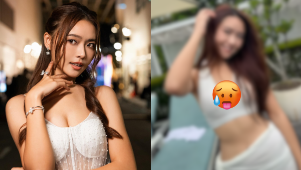 戴祖儀純慾風白色水著泳衣照放題！胸前解放事業線震撼眼球：大祖儀！