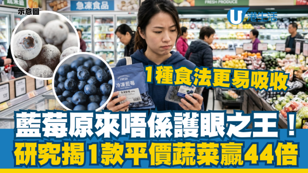 藍莓唔係護眼之王？營養師揭最強護眼食物：「它」比藍莓強44倍！1種食法更好吸收