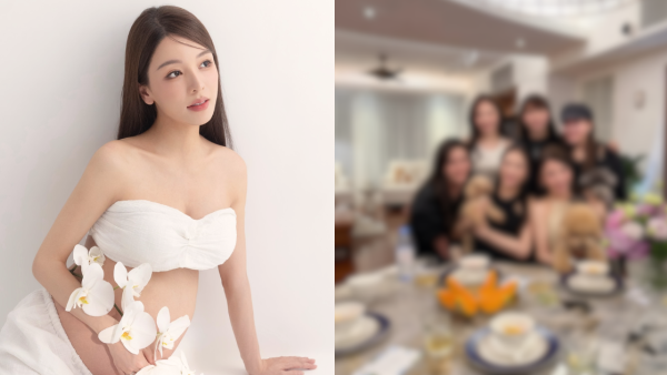 谭嘉仪怀双胞胎卸货在即倒数一个月！搬入新豪宅星级闺蜜团大搞入伙派对