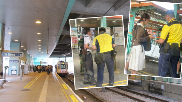 輕鐵站多名乘客疑逃票被斷正！校服學生搭霸王車惹熱議！網民狠批：着校服做賊