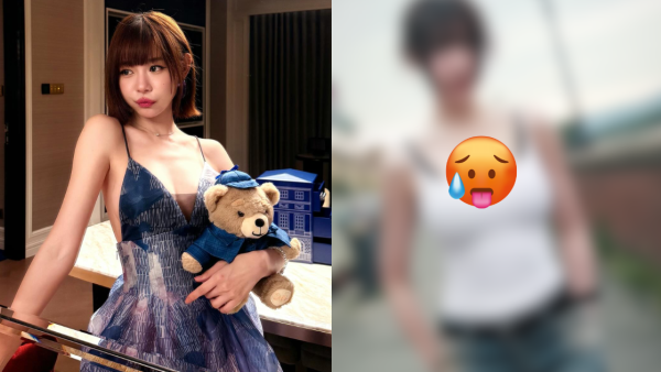 林明禎36歲生日當街透黑bra奇峰突出！34E澎湃上圍狂晃動拋窒網民眼球