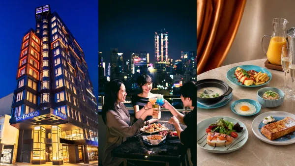 高雄中央公園英迪格酒店 1分鐘直達捷運站/頂樓PIER NO.1高空酒吧 ｜限時送雙人住宿連豐盛自助早餐+酒吧迎賓飲品！