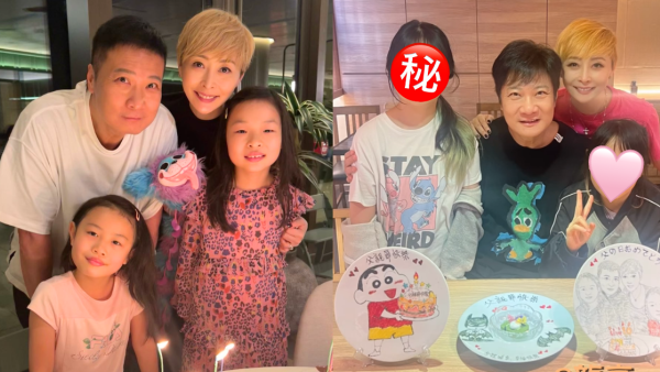 錢嘉樂兩囡囡近照顏值驚艷蛻變美少女！大女暴風成長染綠髮時尚氣質滿瀉