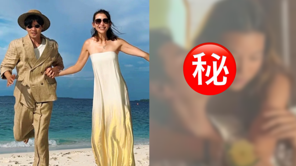 蔡少芬一家五口馬爾代夫度假被捕獲！張晉與愛女當眾有一親密舉動捱轟父愛越界？