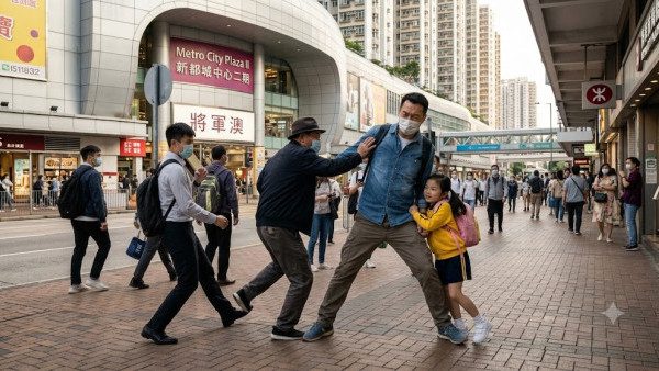 將軍澳商場驚現日本「撞人族」？街坊踢爆高大女慣犯撞完反咬非禮：專挑3類人下手