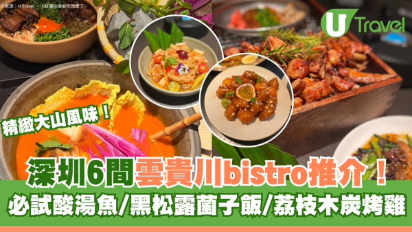 深圳雲貴川bistro6間推介！必試酸湯魚/黑松露菌子飯/荔枝木炭烤雞