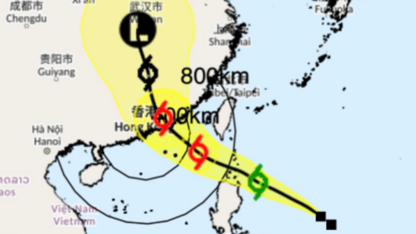 周日打台风！准台风凌晨最近香港 天文台拆解路径 AI揭狂风暴雨最坏时间