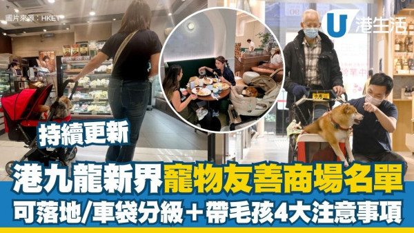 寵物友善商場2026︱全港Pet-Friendly商場名單 可落地/車袋分級＋帶毛孩4大注意事項