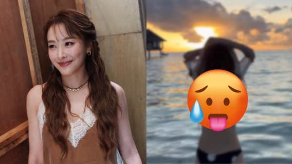 陈滢海边当众脱衣解放性感比基尼！曝最真实身材18秒短片超40万人疯传
