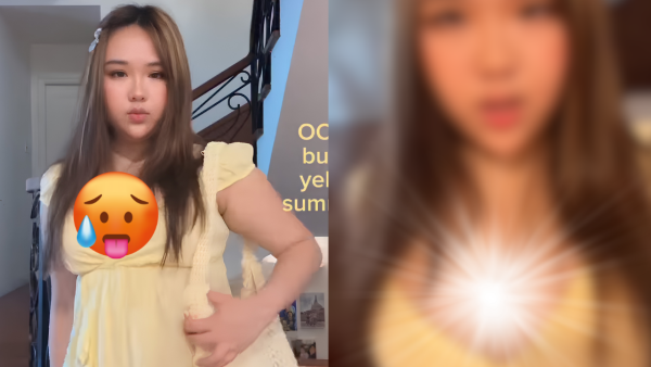 Bob大女儿超低胸Deep V秀性感W字胸！澎湃身材震憾眼球获赞劲过袁嘉敏