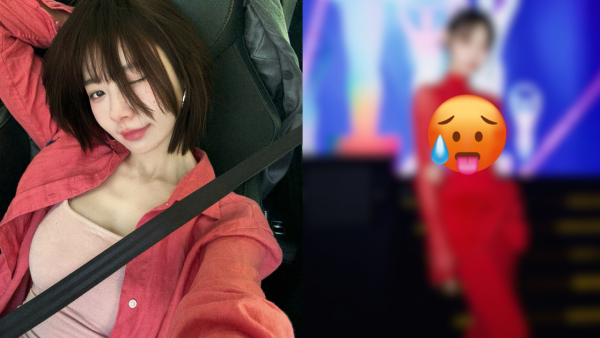 林明祯超贴身晚装上围逼爆令人有窒息感！前凸后翘如人形葫芦曲线一览无遗