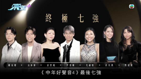 中年好声音4决赛｜赛果冠亚季军即时追踪！红磡谈现场盛况更新