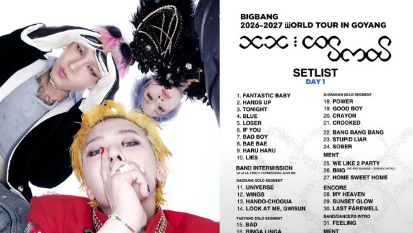 BIGBANG演唱會歌單2026｜完整歌單32+首必唱！ENCORE限定驚喜曲目