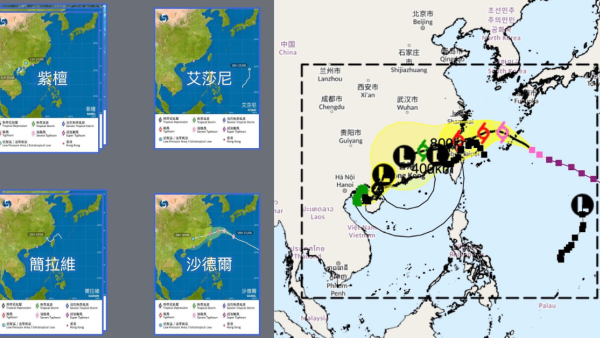 怎么没台风？4大台风同期生成完美避开香港，网友叹李氏力场发功无风假