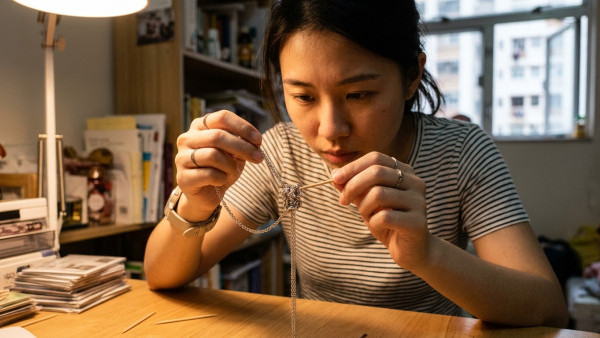 手链/项链打结怎么办？饰品店教用一支牙签秒速解结！