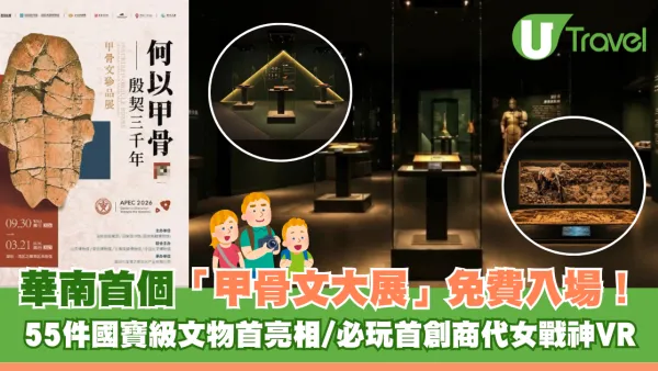 深圳華南首個「甲骨文大展」免費入場地鐵直達！55件國寶級文物首亮相/必玩首創商代女戰神VR