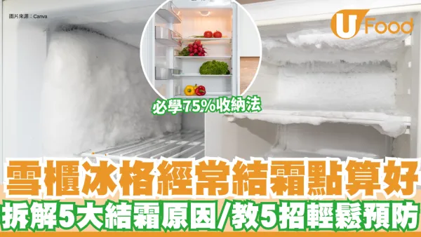 雪櫃結霜｜雪櫃冰格經常結霜點算好？專家拆解5大結霜原因 教5招輕鬆預防