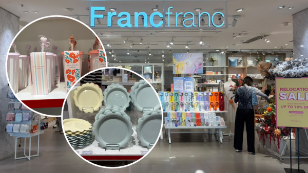 结业潮｜Francfranc两大分店结业清货！门店直击低至3折 $19起入手人气碗碟/水杯/靠垫