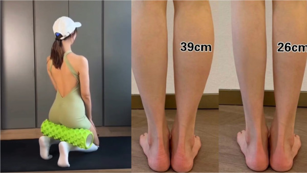 Threads爆红“4步滚筒瘦腿法”！实测小腿围减13cm！击退脂包肌、告别粗壮萝卜腿