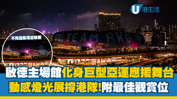 啟德體育園巨型燈光展應援港隊！免費直播賽事／FILA 「撐港隊」期間限定店