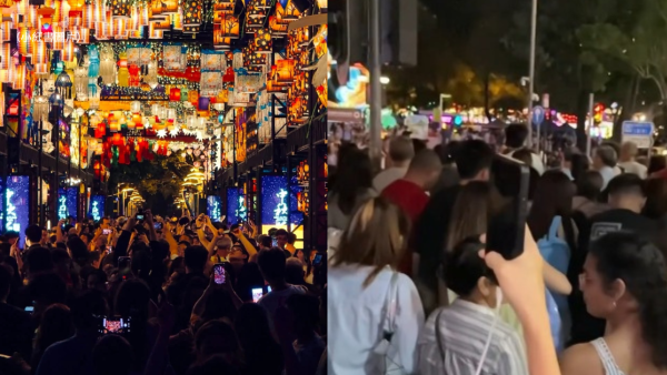 維園中秋綵燈會人山人海！網民驚呼人流似行年宵 未入夜已逼爆排40分鐘