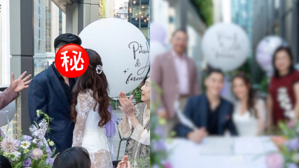 35岁前港姐户外签字低调注册结婚！IG公布喜讯荣升人妻：“from Miss to Mrs”