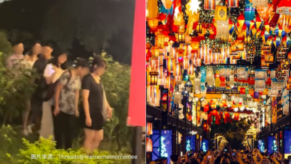 秩序崩溃|维园彩灯爆「隐藏秘道」！大批市民集体打尖免排队 网友怒叹：点解依家啲香港人变到咁