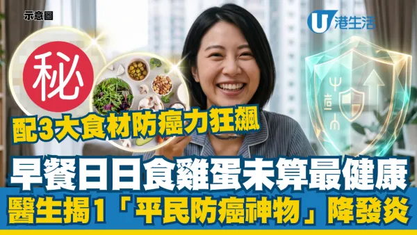 比雞蛋更抗癌！腫瘤科醫生教吃1款早餐：「平民防癌神物」大幅降低慢性發炎