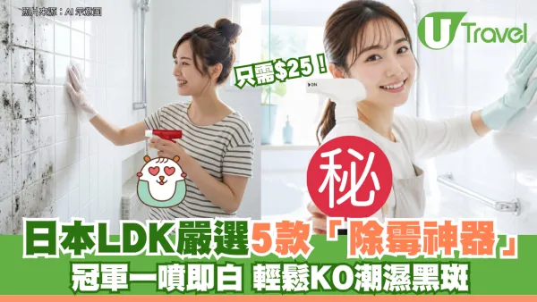 只需$25！日本LDK嚴選5款「除霉神器」 冠軍一噴即白 輕鬆KO潮濕黑斑