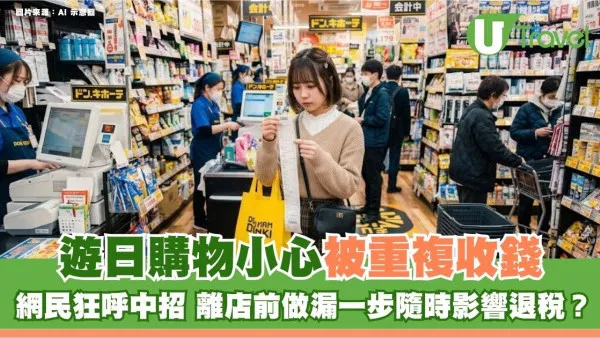 遊日購物小心被重複收錢！網民狂呼中招 離店前做漏一步隨時影響退稅？