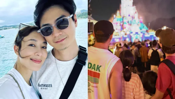 楊茜堯羅子溢低調慶祝結婚10周年放閃！一家四口遊迪士尼睇城堡煙花超貼地