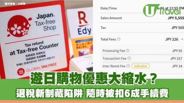 遊日購物優惠大縮水？退稅新制藏陷阱 隨時被扣6成手續費