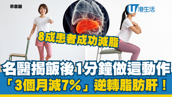 名醫揭「3個月減7%」逆轉脂肪肝！飯後1分鐘做這動作：8成患者成功減脂