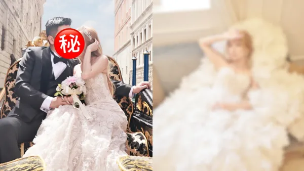 38歲女藝人甜晒威尼斯浪漫結婚照！透視谷胸啜爆未婚夫放閃：期待我們的新篇章