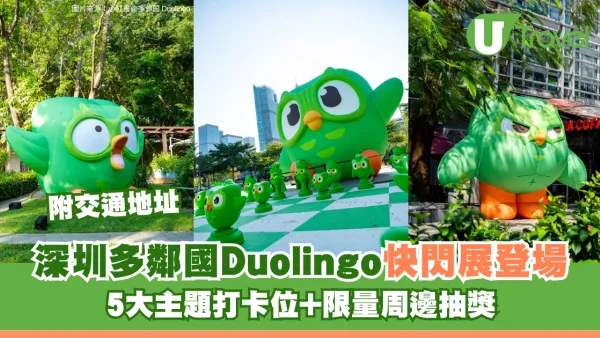 巨型Duo空降深圳！多鄰國Duolingo快閃展登場 5大主題打卡位+限量周邊抽獎