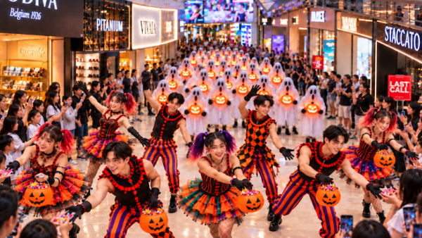 YOHO MALL万圣节搞鬼狂欢祭！50人巡游/5大打卡点/半价餐饮优惠