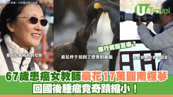 旅行能醫百病？67歲患癌女教師豪花17萬圓南極夢 回國後腫瘤竟奇蹟縮小！