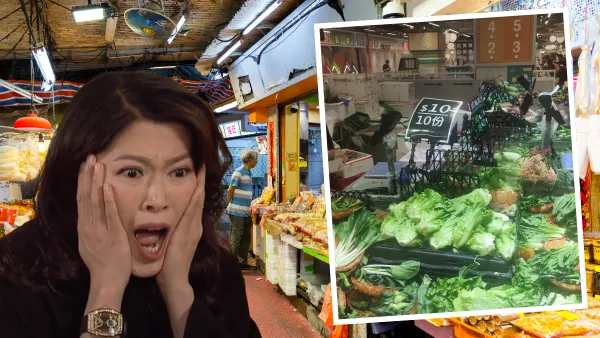 街市驚見$10買10份菜！港男陪老婆買餸崩潰：今晚冇得做食肉獸！網民質疑平得可疑