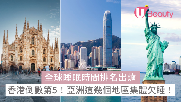 全球睡眠時間排名出爐！香港驚見「倒數第5！亞洲這幾個地區集體欠睡！
