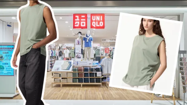 Uniqlo 99元背心出街撞衫率100%！人均一件凉爽修身又平靓正 网友：逛街分分钟认错人