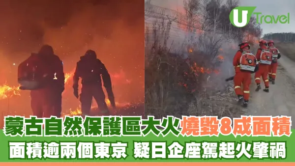 蒙古自然保護區大火燒毀8成面積！面積逾兩個東京 疑日企高層座駕起火肇禍惹當地公眾憤怒
