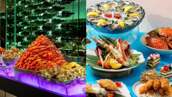 尖沙咀美麗華酒店自助餐買二送一！3.5小時任食即開生蠔/波士頓龍蝦/燒帝王蟹腳/片皮鴨
