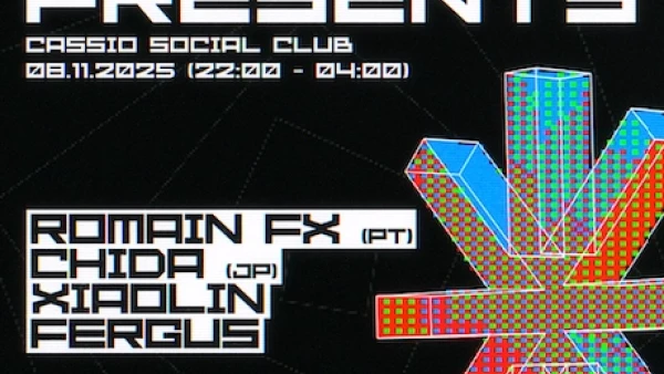 Robot Presents: Romain FX (PT), Chida (JP), Xiaolin (HK) & Fergus (HK)  音樂表演活動詳情/日期/時間/地點/票價一覽