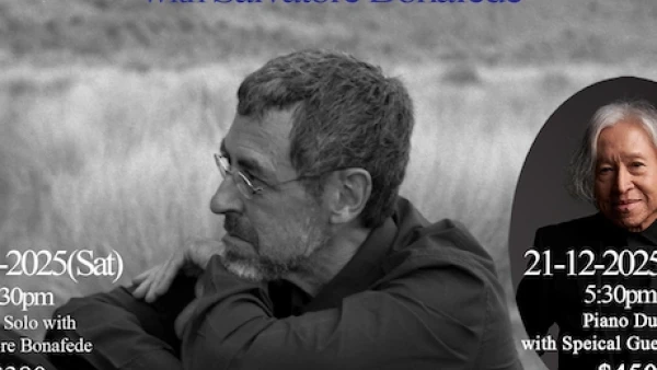 "Serenity and Love" with Salvatore Bonafede 音樂會活動詳情/日期/時間/地點/票價一覽