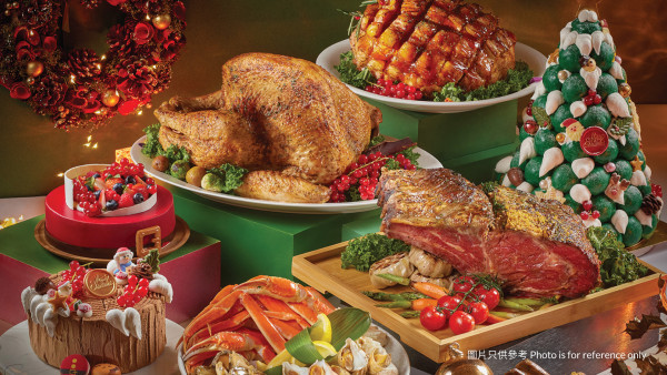 荃灣西如心酒店自助餐買2送2！人均$263任食聖誕大餐／香烤牛肋骨／送3小時泊車