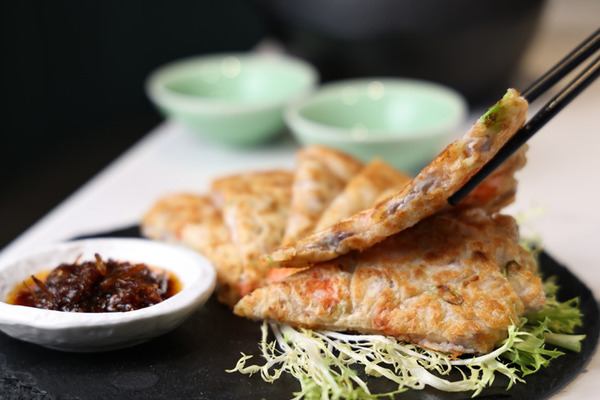 實力中廚簡易│海鮮芋頭餅食譜