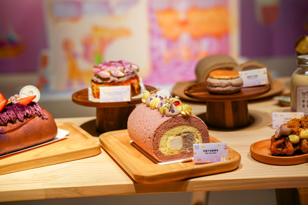 中環期間限定芋泥節甜品市集 近30間IG店！　香芋麻糬千層卷／芋泥布丁包／卷蛋糕／芋頭酥／Bagel