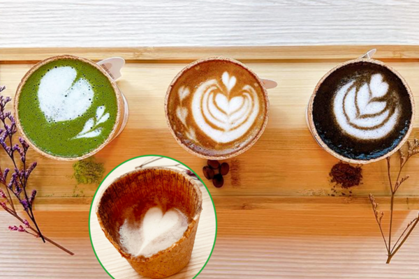 牛頭角新開文青小清新Cafe　食得嘅低卡脆脆咖啡杯！抹茶／焙茶鮮奶